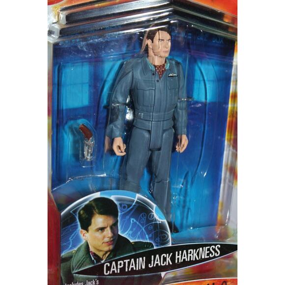 BBC Doctor Who Captain Jack Harkness 2006 02151 Poseable Action Figure Set Toy - Picture 2 of 4